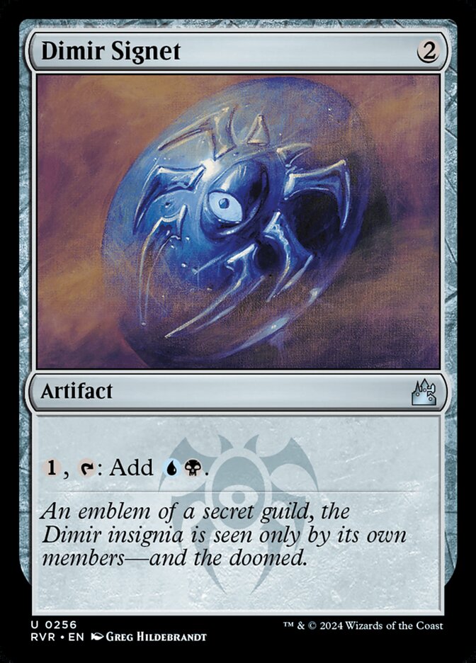 Card Scan of Dimir Signet | RVR