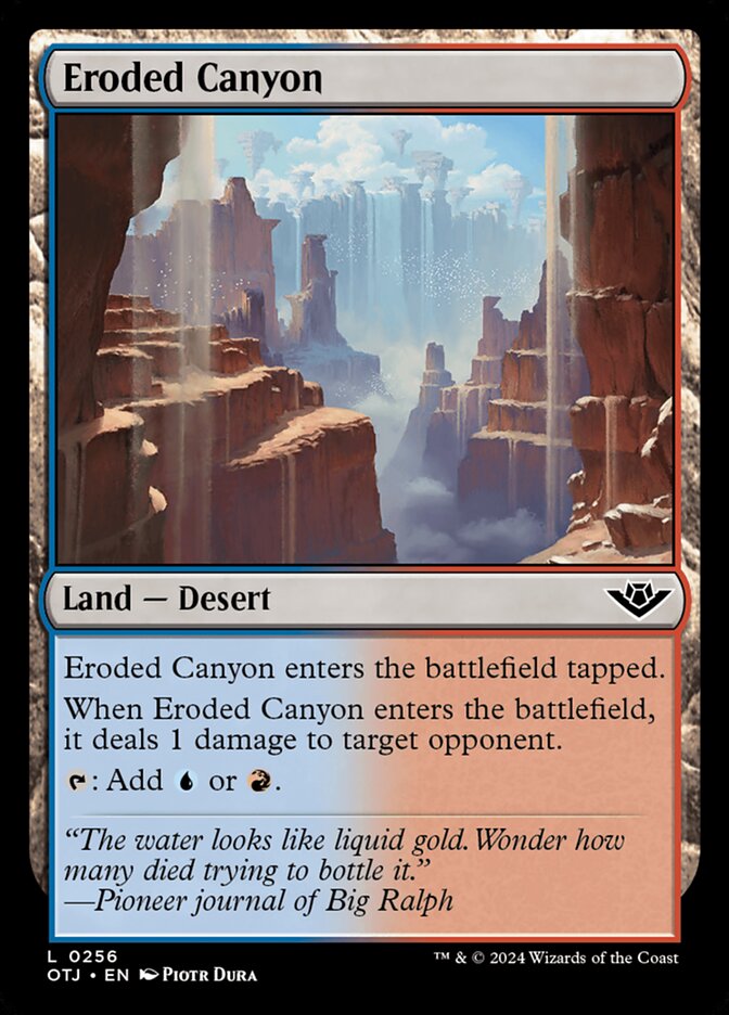 Card Scan of Eroded Canyon | OTJ