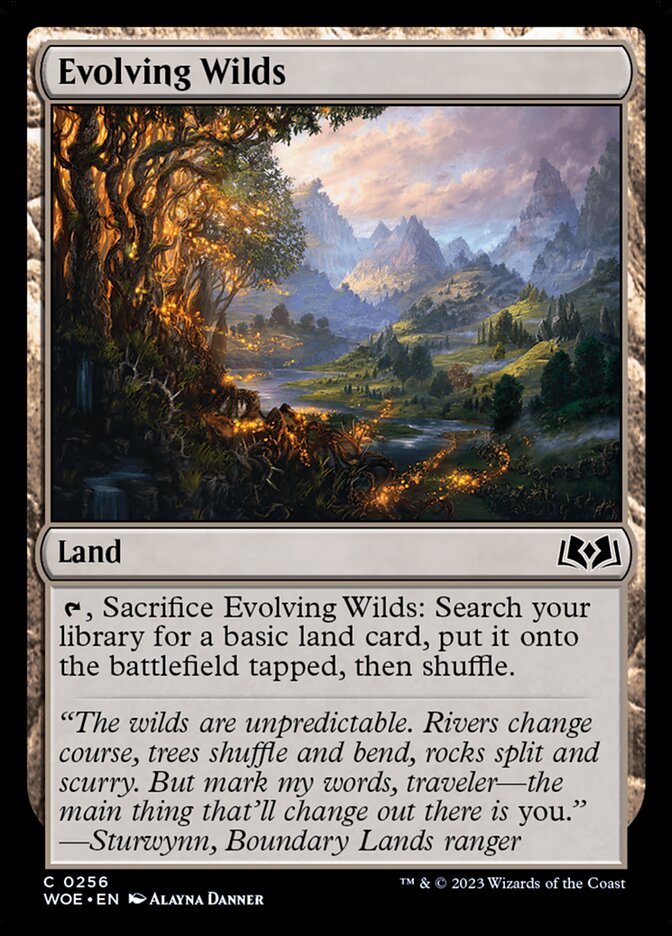 Card Scan of Evolving Wilds | WOE