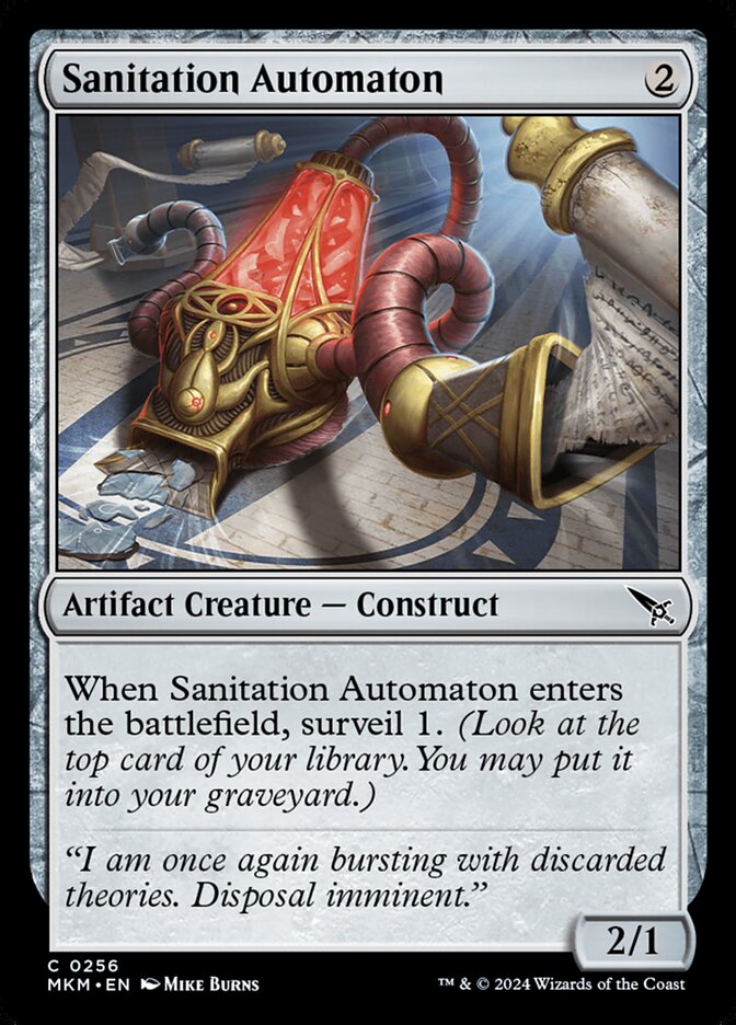 Card Scan of Sanitation Automaton | MKM