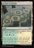 Card Scan of Etched Cornfield | DSK