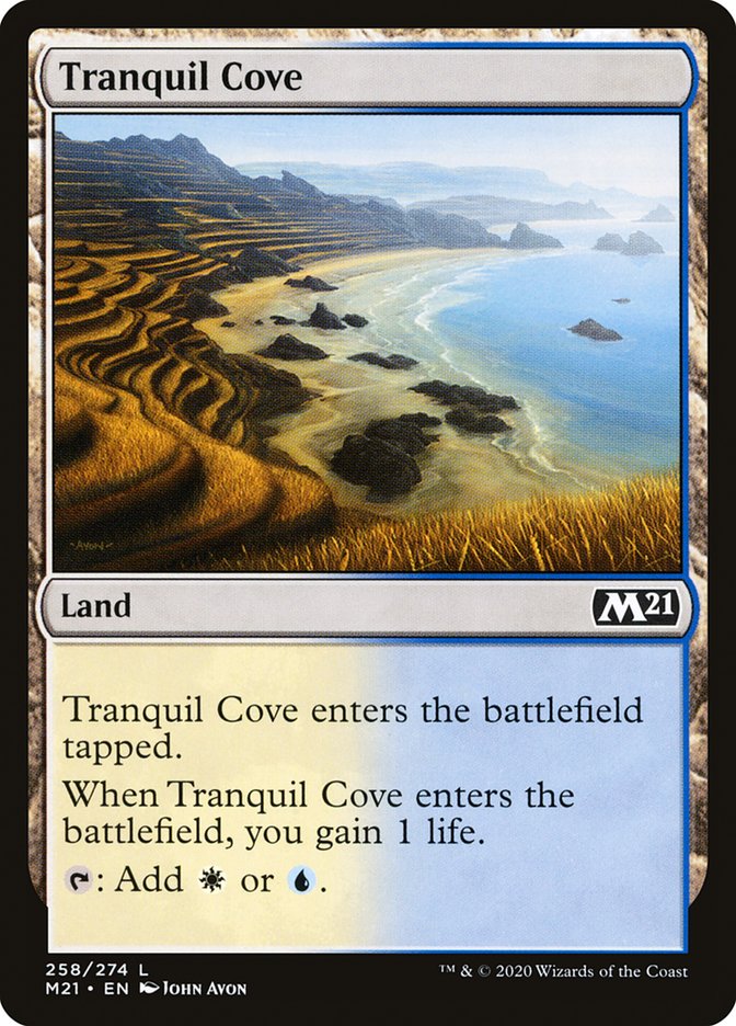 Card Scan of Tranquil Cove | M21