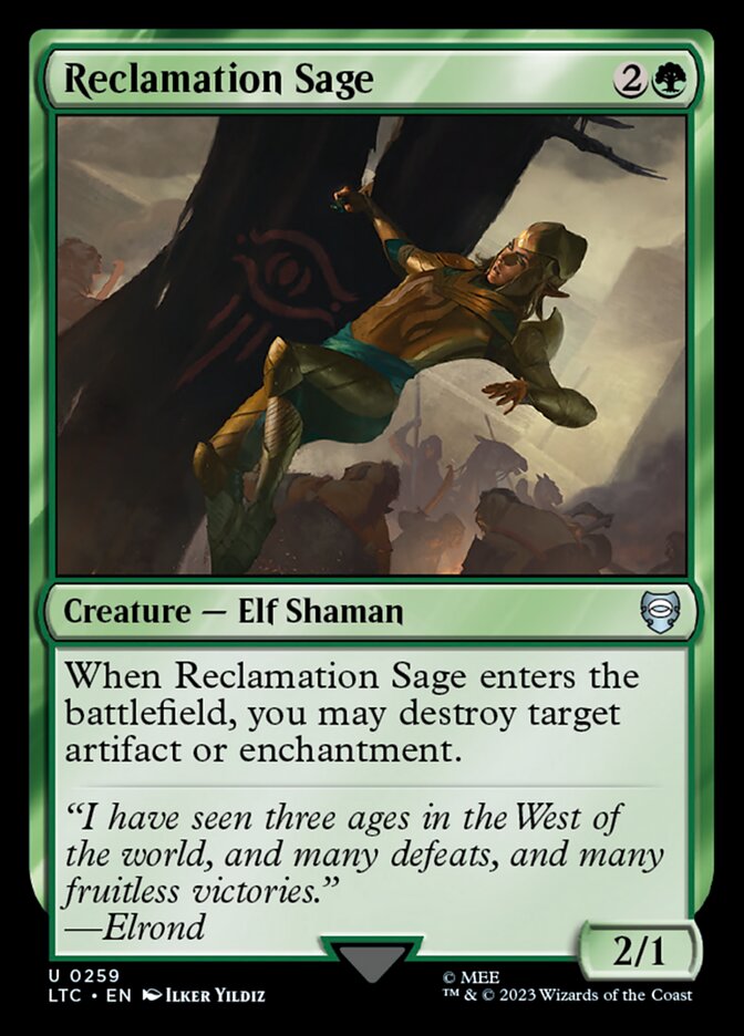 Card Scan of Reclamation Sage | LTC