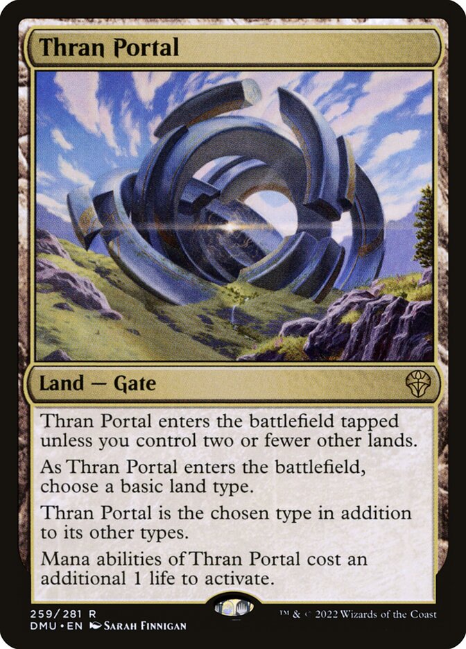 Card Scan of Thran Portal | DMU