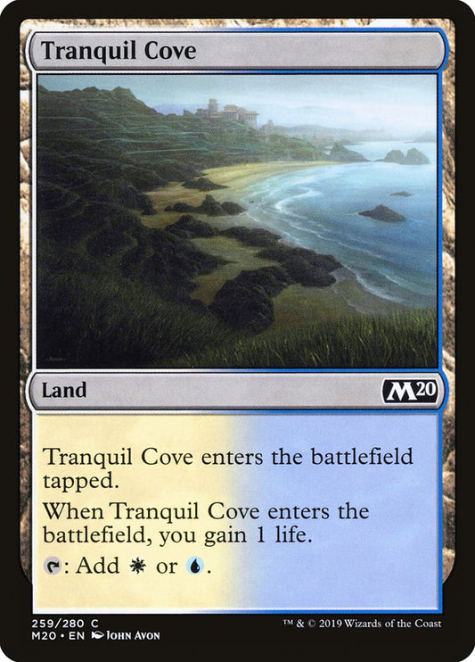 Card Scan of Tranquil Cove | M20