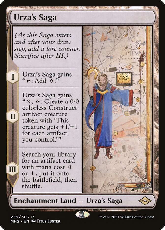 Card Scan of Urza's Saga | MH2