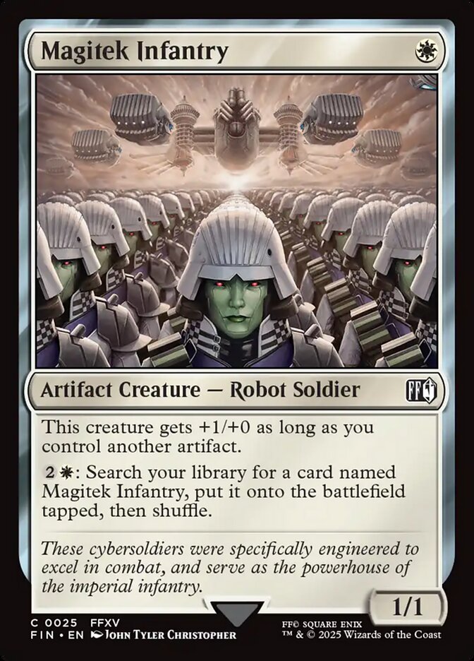 Card Scan of Magitek Infantry | FIN