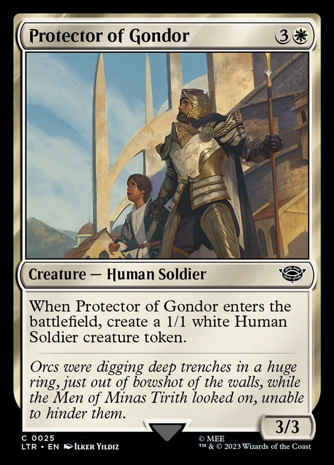 Card Scan of Protector of Gondor | LTR