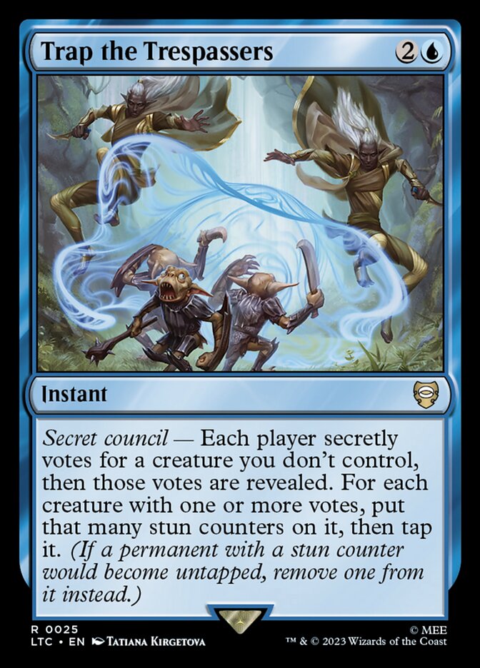 Card Scan of Trap the Trespassers | LTC