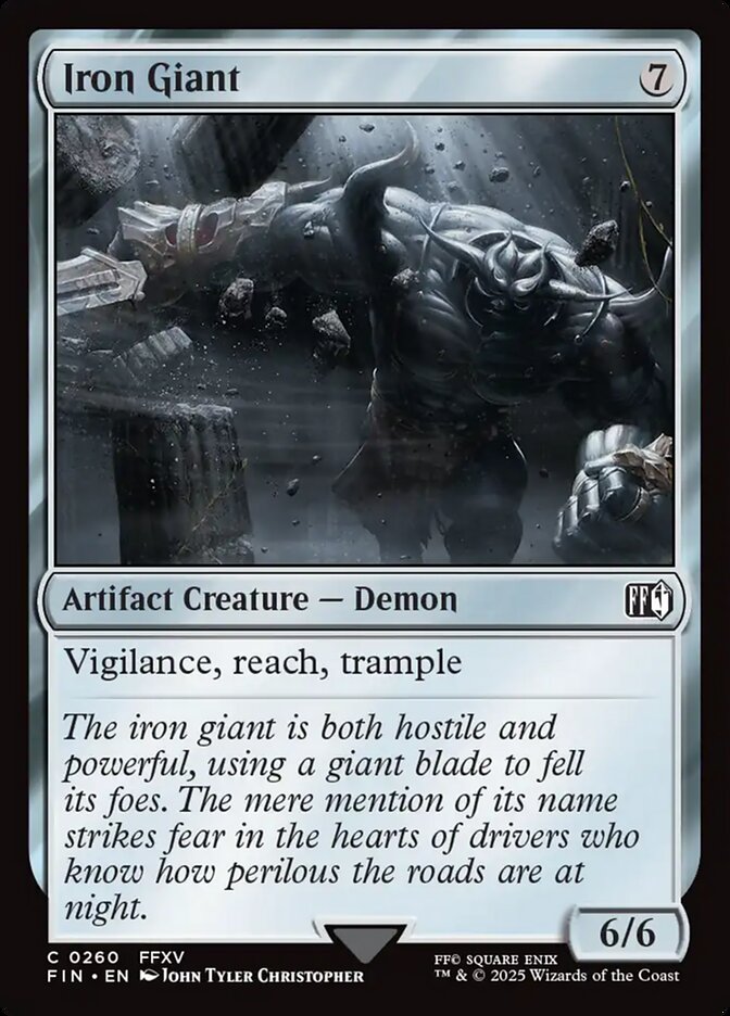 Card Scan of Iron Giant | FIN