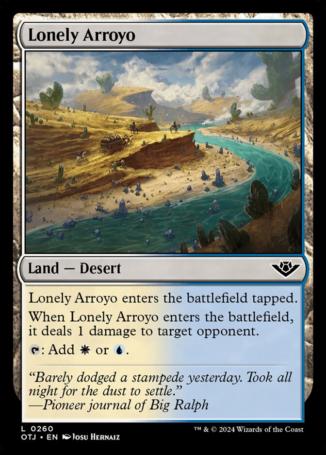 Card Scan of Lonely Arroyo | OTJ