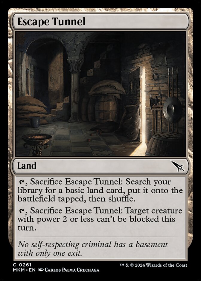 Card Scan of Escape Tunnel | MKM