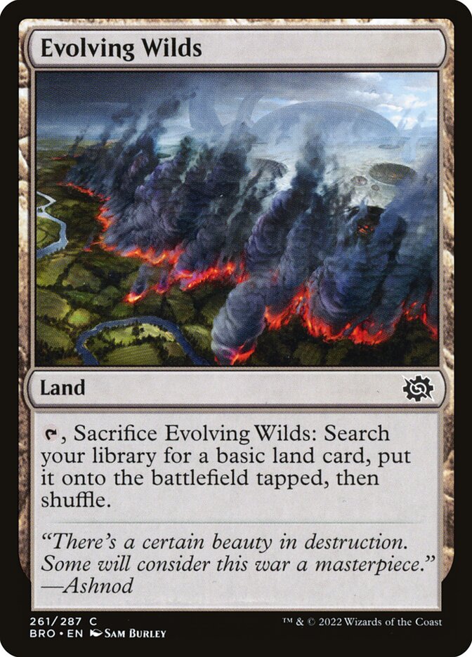 Card Scan of Evolving Wilds | BRO