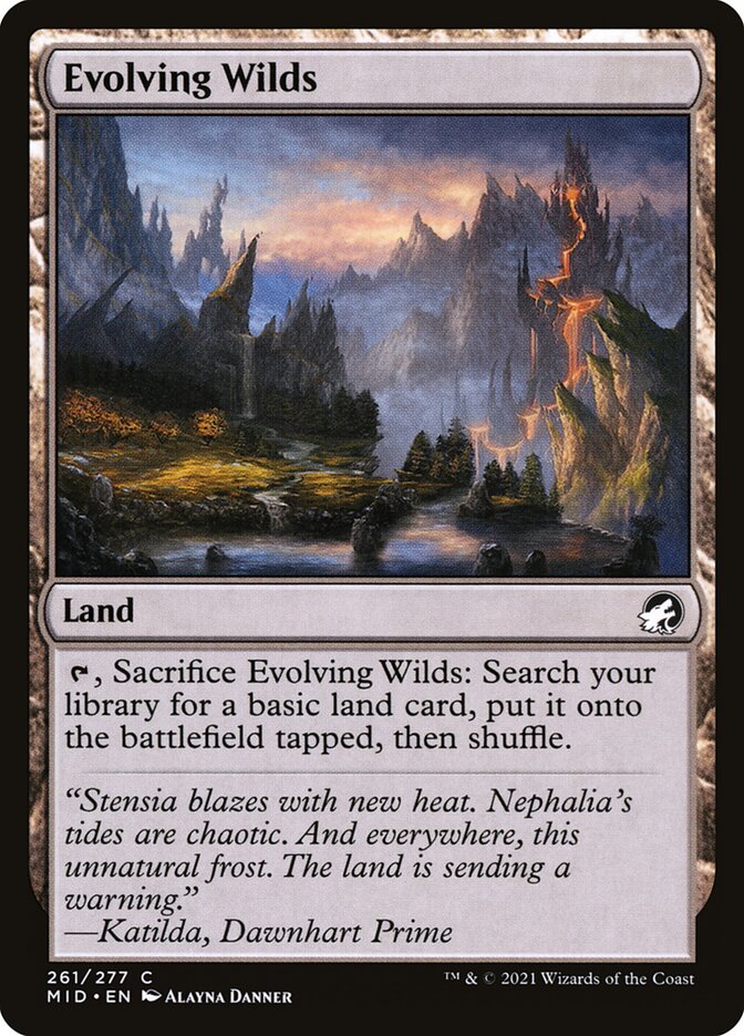 Card Scan of Evolving Wilds | MID