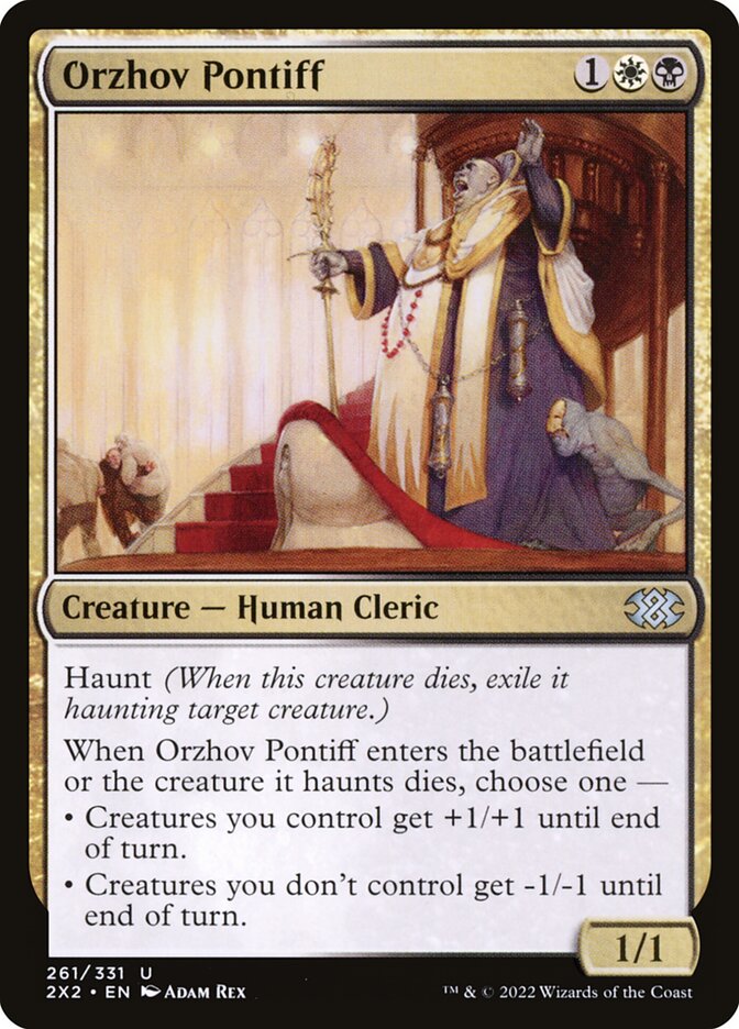 Card Scan of Orzhov Pontiff | 2X2