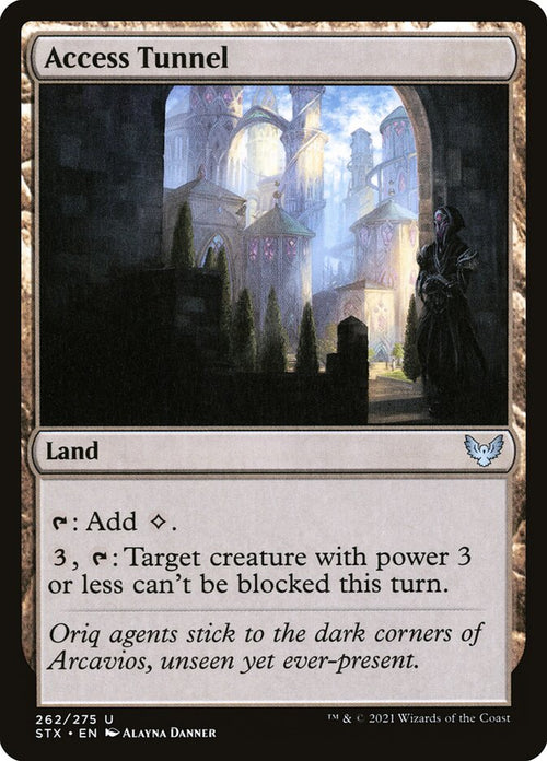 Card Scan of Access Tunnel | STX