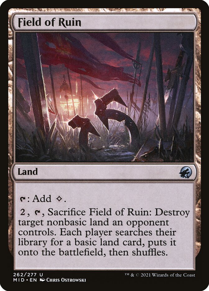 Card Scan of Field of Ruin | MID