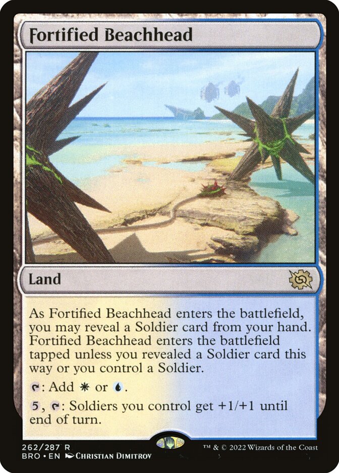 Card Scan of Fortified Beachhead | BRO