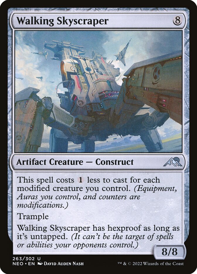 Card Scan of Walking Skyscraper | NEO