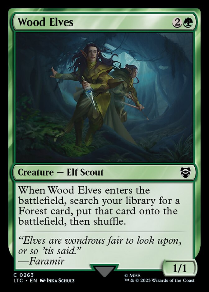 Card Scan of Wood Elves | LTC