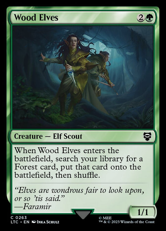 Card Scan of Wood Elves | LTC