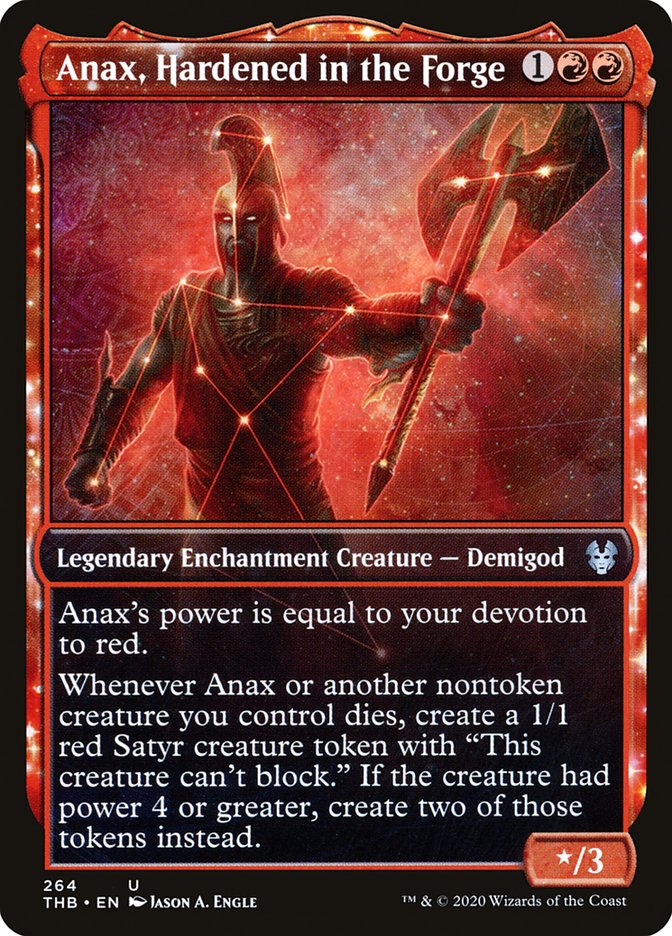 Card Scan of Anax, Hardened in the Forge | THB (Showcase)
