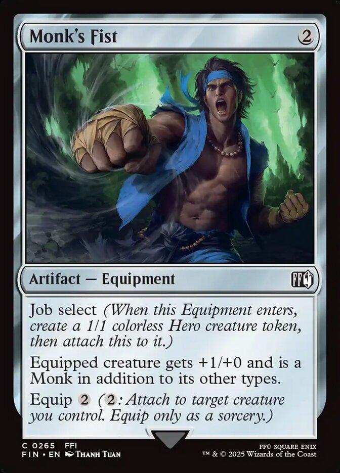 Card Scan of Monk's Fist | FIN