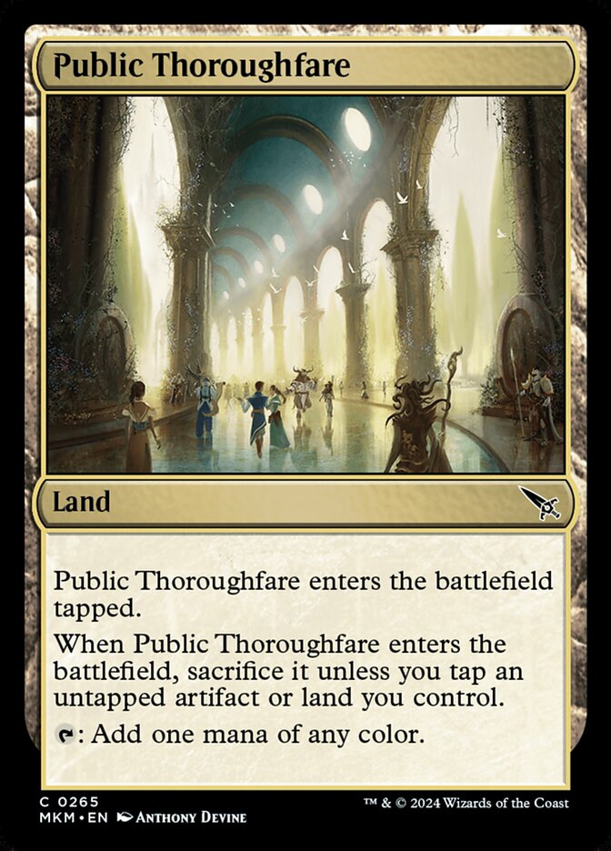 Card Scan of Public Thoroughfare | MKM