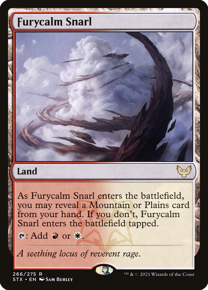 Card Scan of Furycalm Snarl | STX