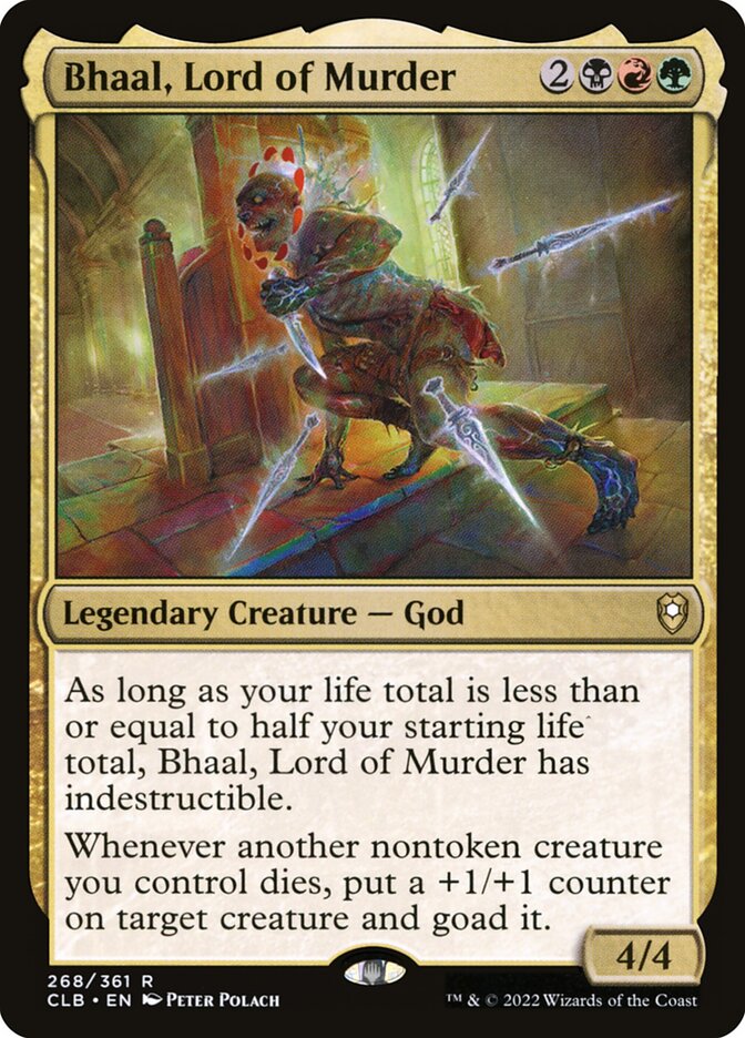 Card Scan of Bhaal, Lord of Murder | CLB