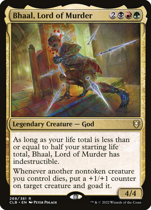 Card Scan of Bhaal, Lord of Murder | CLB
