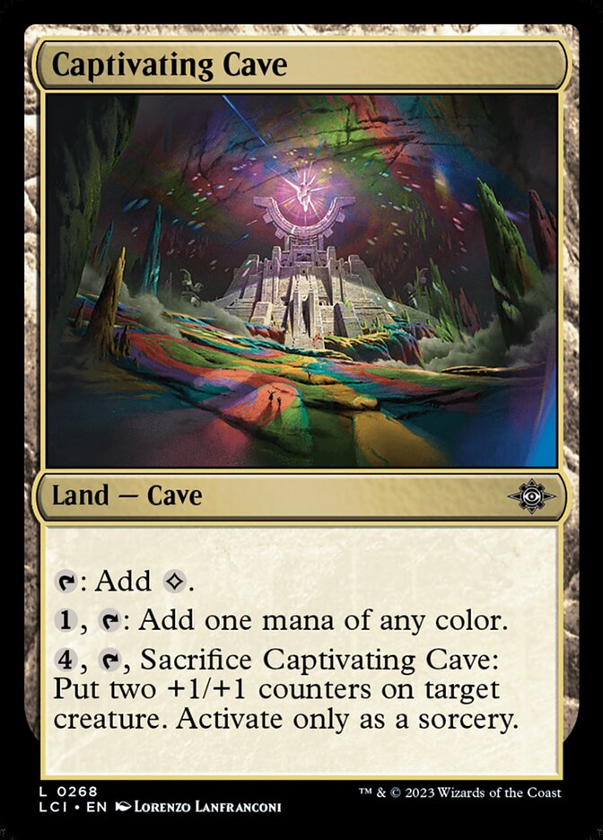 Card Scan of Captivating Cave | LCI