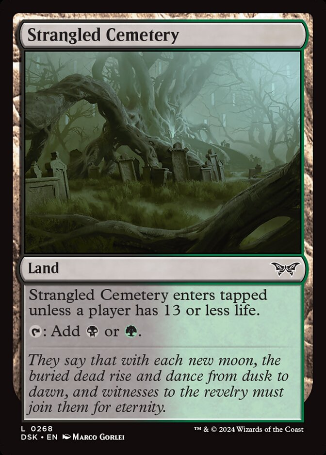 Card Scan of Strangled Cemetery | DSK