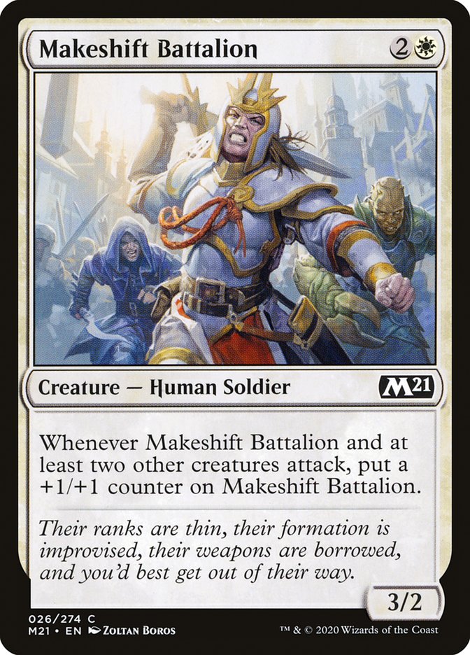 Card Scan of Makeshift Battalion | M21