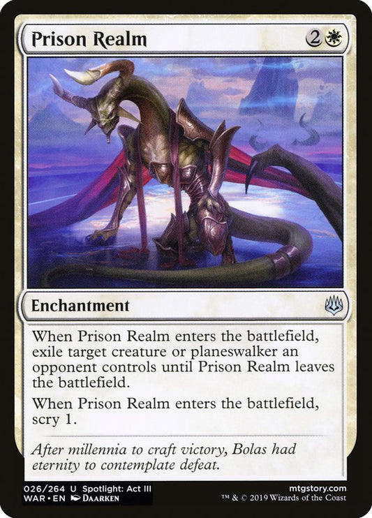 Card Scan of Prison Realm | WAR