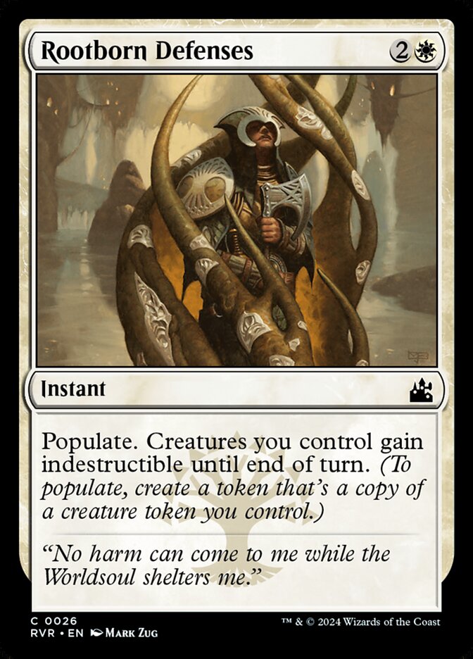 Card Scan of Rootborn Defenses | RVR