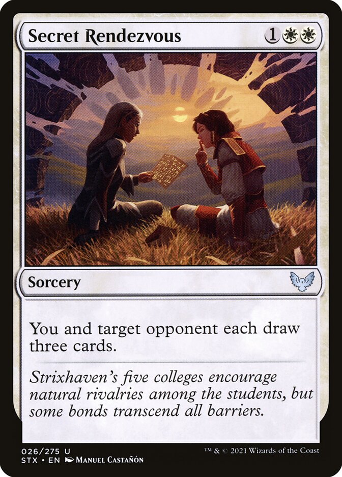 Card Scan of Secret Rendezvous | STX