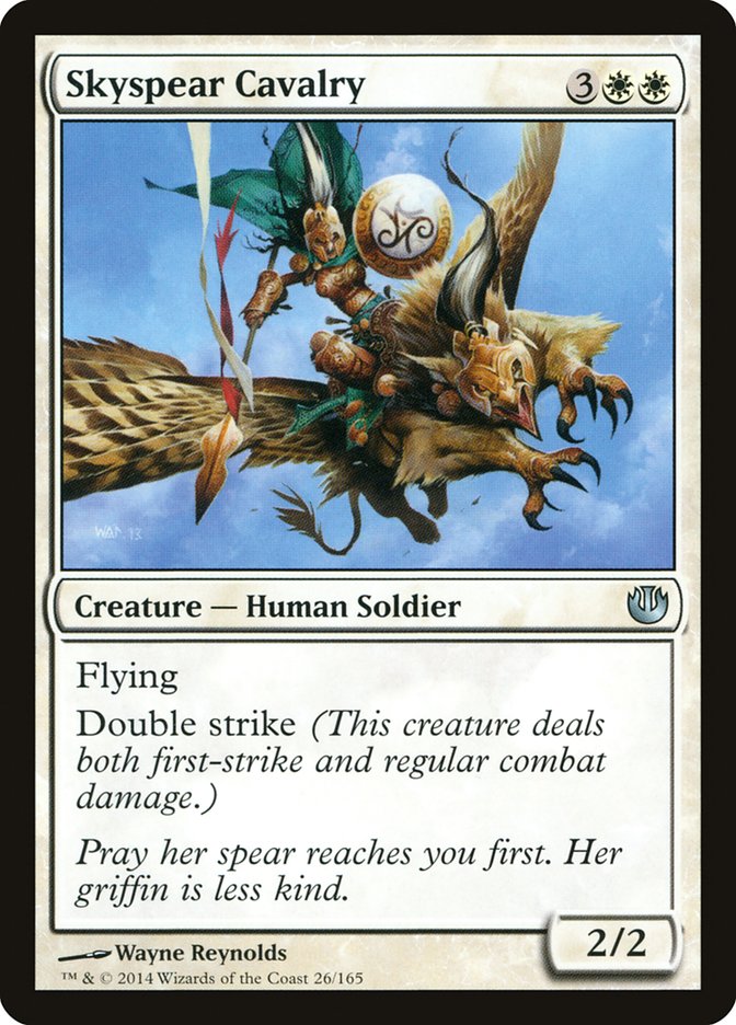 Card Scan of Skyspear Cavalry | JOU