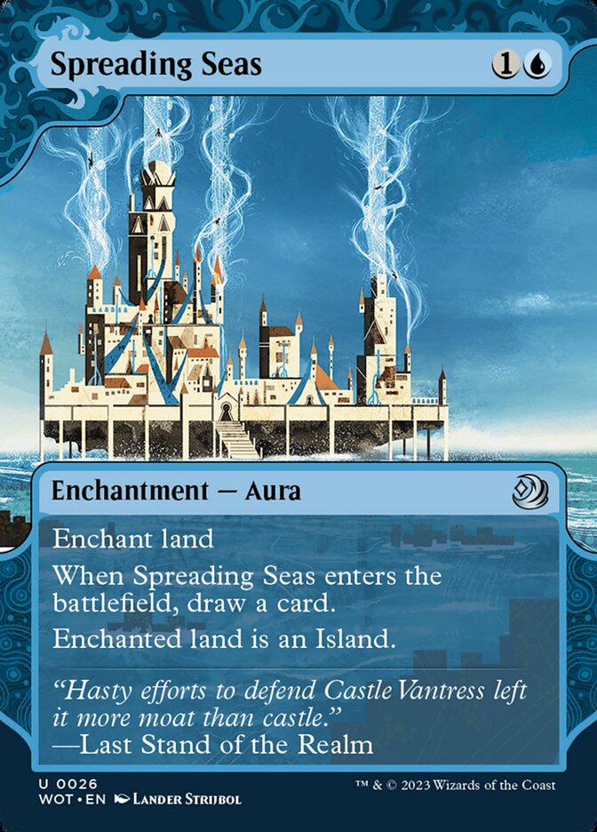 Card Scan of Spreading Seas | WOT (Enchanting Tales)