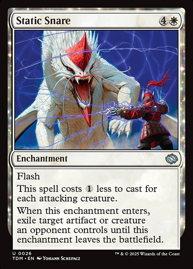 Card Scan of Static Snare | TDM