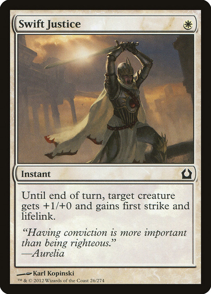 Card Scan of Swift Justice | RTR