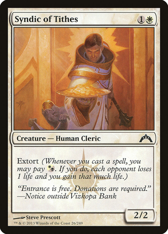 Card Scan of Syndic of Tithes | GTC