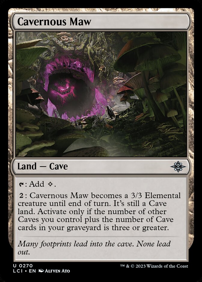 Card Scan of Cavernous Maw | LCI