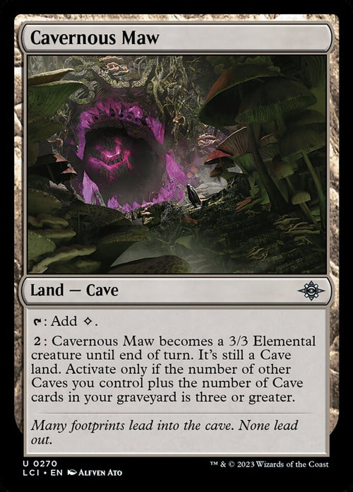 Card Scan of Cavernous Maw | LCI