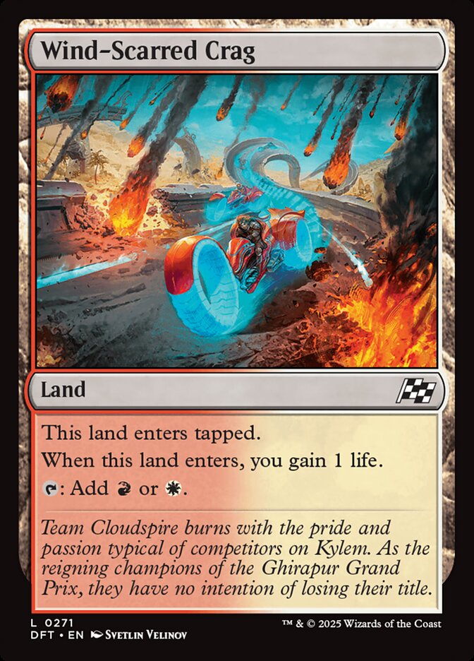 Card Scan of Wind-Scarred Crag | DFT