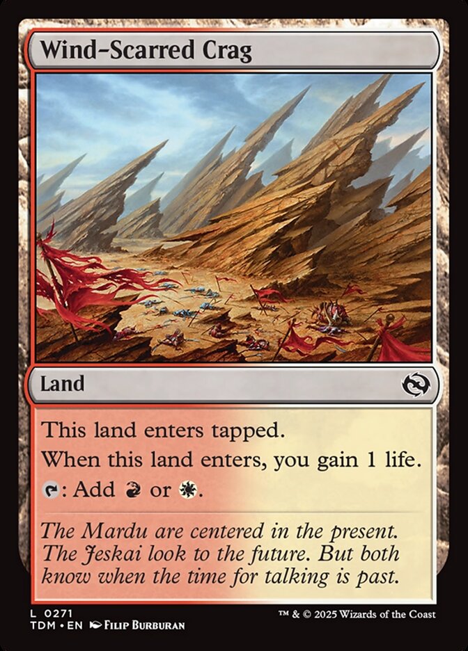 Card Scan of Wind-Scarred Crag | TDM