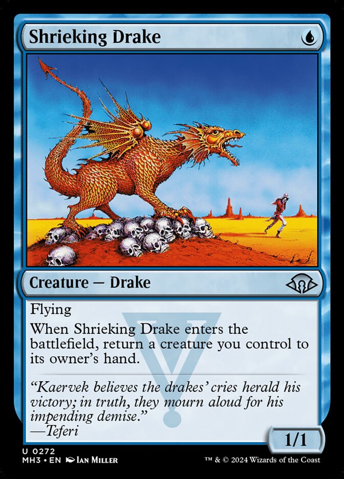 Card Scan of Shrieking Drake | MH3