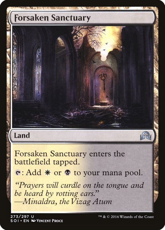 Card Scan of Forsaken Sanctuary | SOI