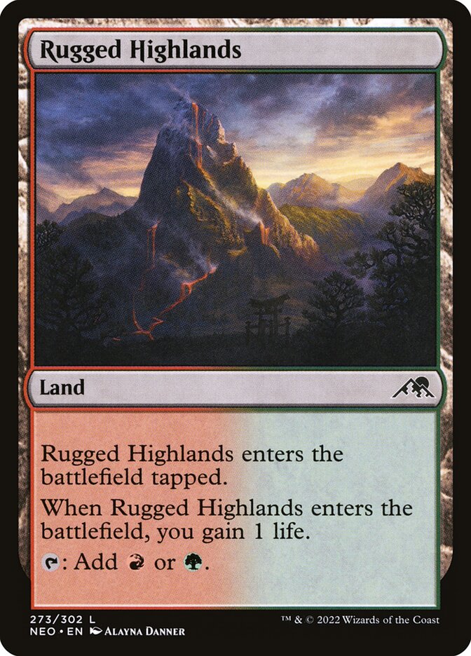 Card Scan of Rugged Highlands | NEO
