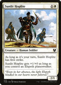 Card Scan of Sunlit Hoplite | THB (Showcase)